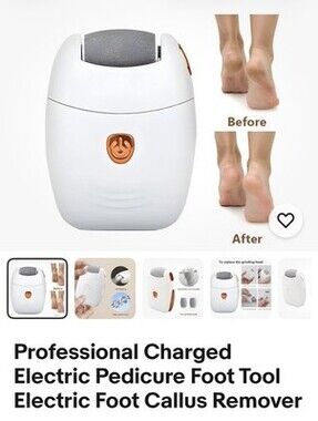 Rechargeable Electric Pedicure Foot Tool Electric Foot Callus Remover